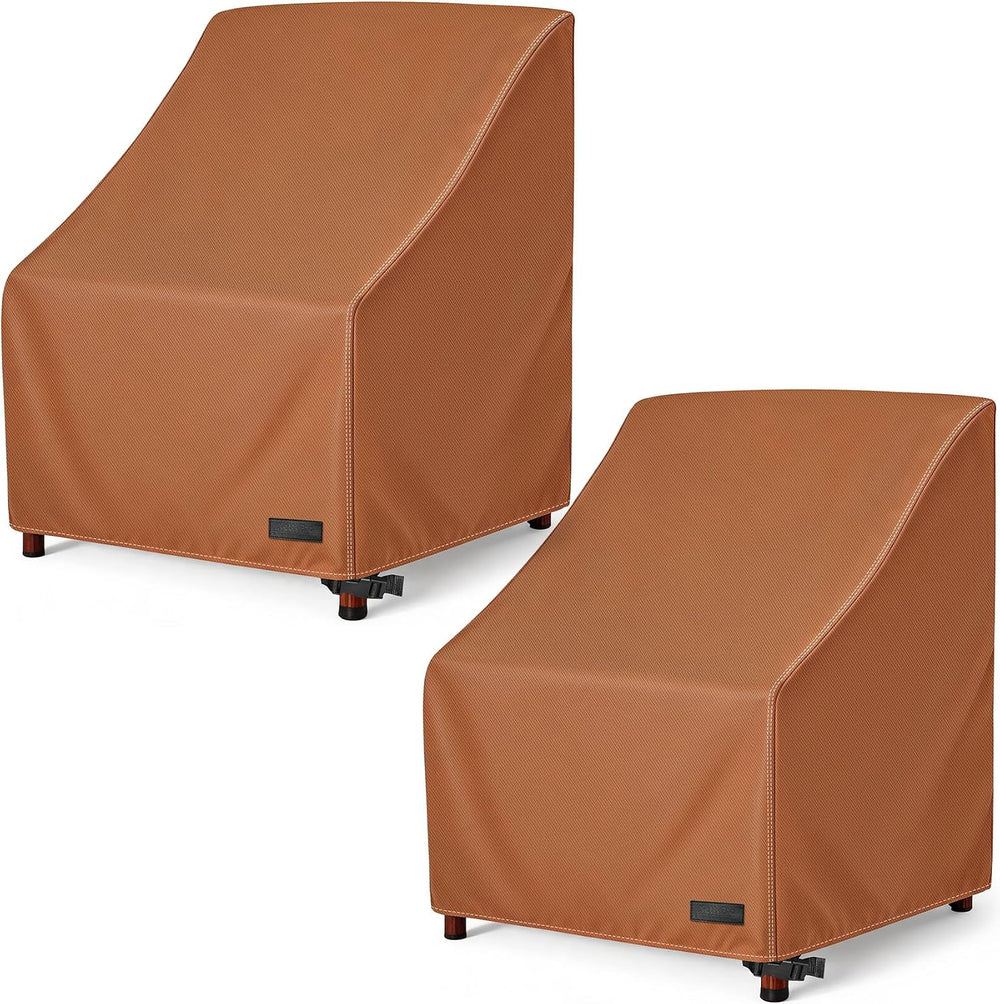 NettyPro Patio Chair Covers for Outdoor Furniture Set 2, 30"W x 33"...