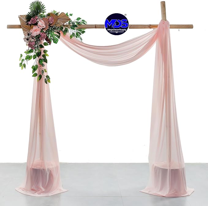 MDS Halloween Chiffon Draping Fabric - 2 Panel, 30" Wide x 40ft Long - S...