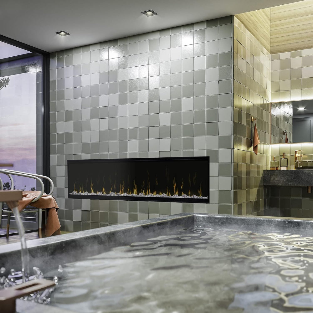 Dimplex IgniteXL 60" Built-in Linear Electric Fireplace with 8 Color The...