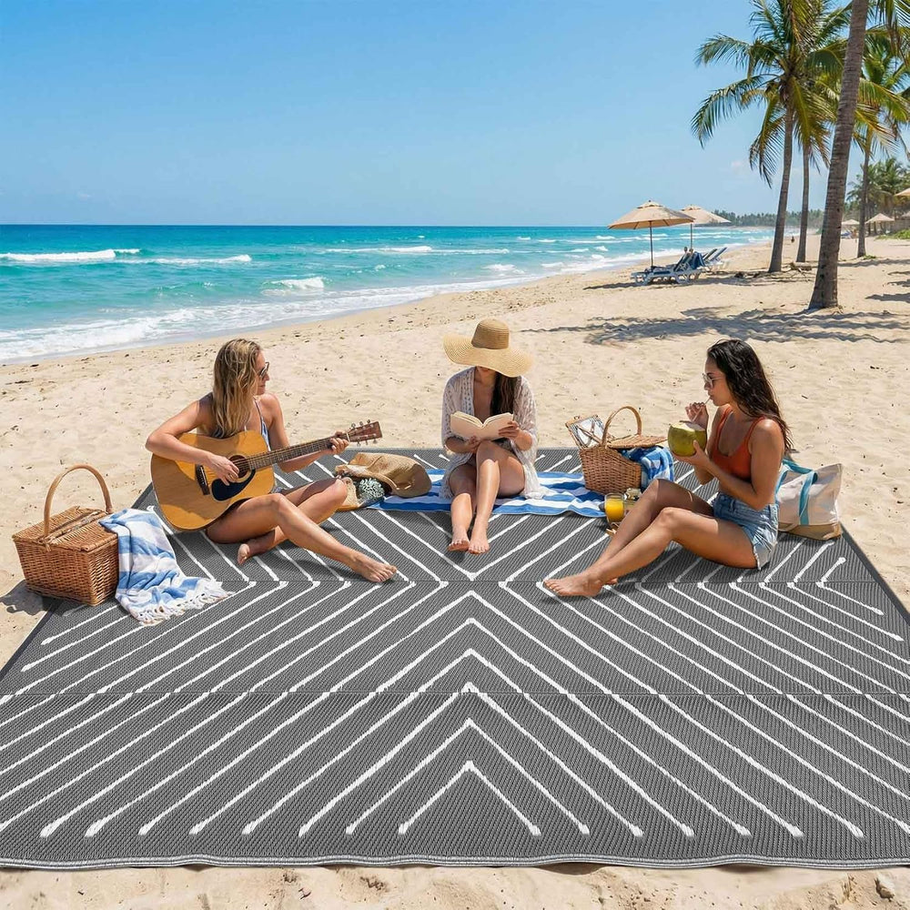 Garvee 8x10 Outdoor Patio Carpet Reversible Waterproof, Large Portable RV Cam...