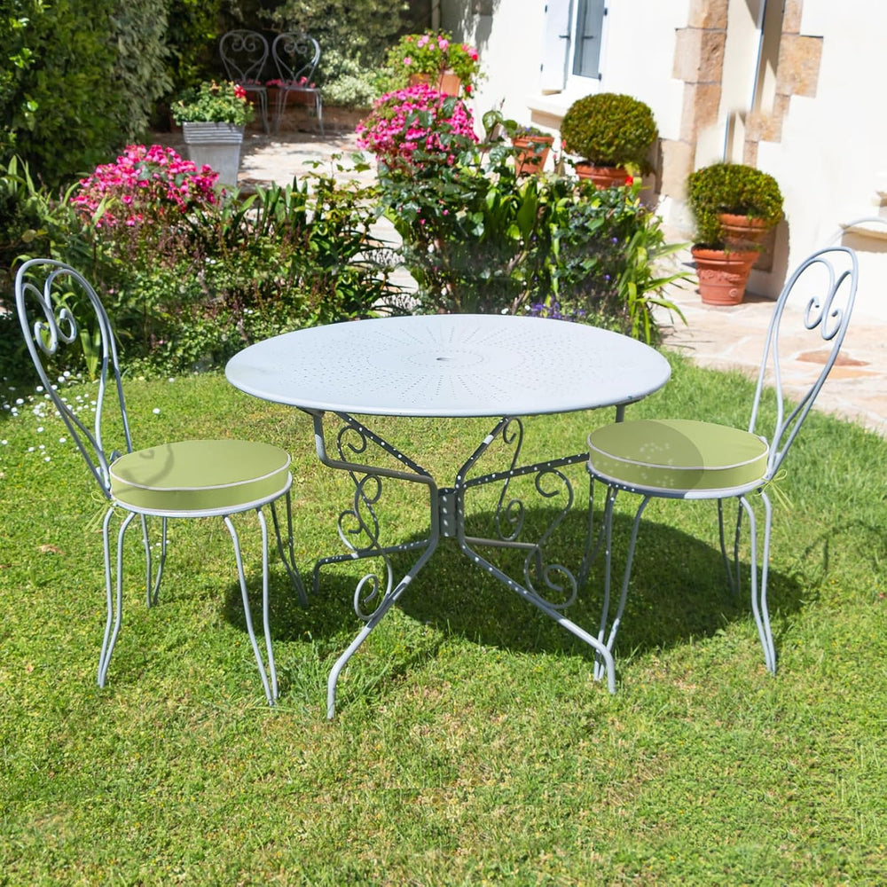 Outdoor Diameter 14 Inch Round Bistro Chair Cushion, Waterproof & Fade-Re...