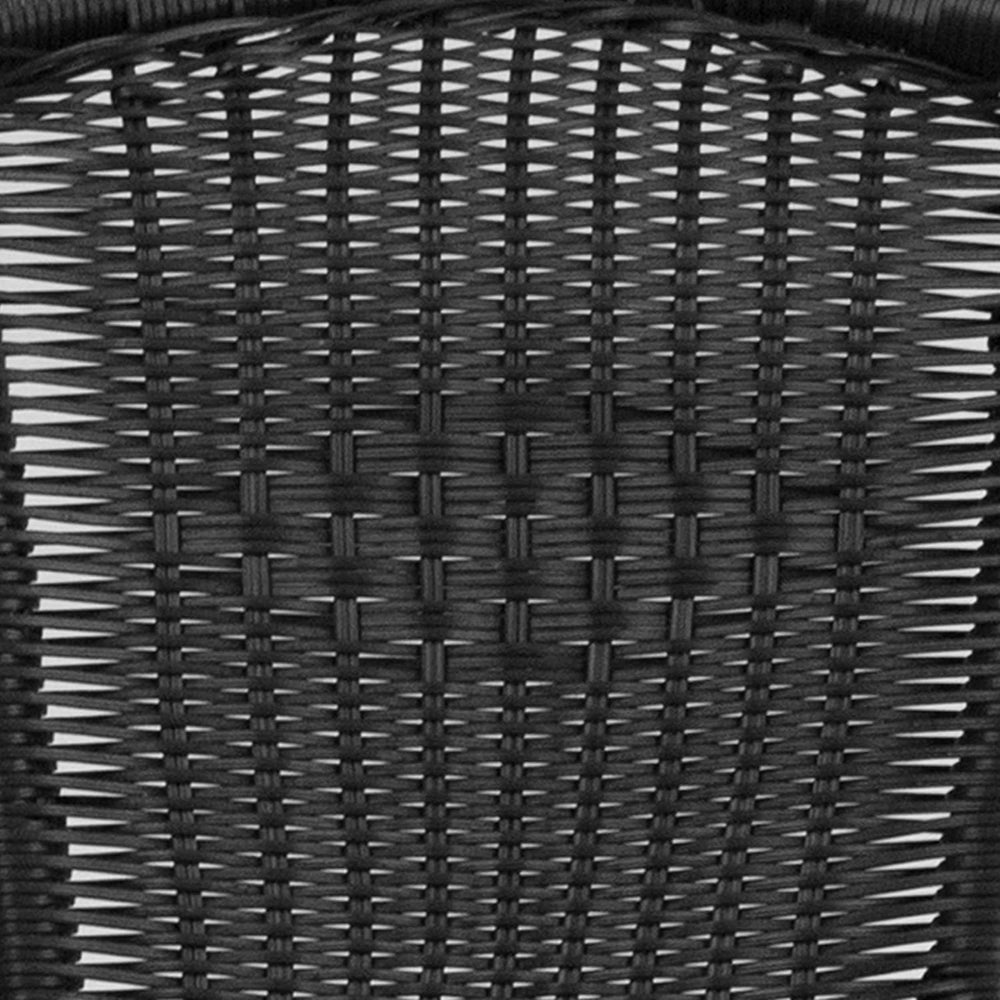 Flash Furniture Modern Rattan Indoor/Outdoor Restaurant Dining Chairs, Stacka...