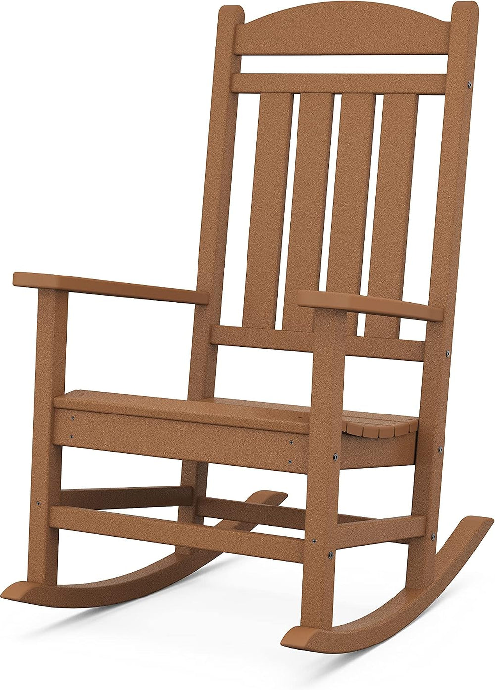 POLYWOOD Presidential Rocking Chair in Teak