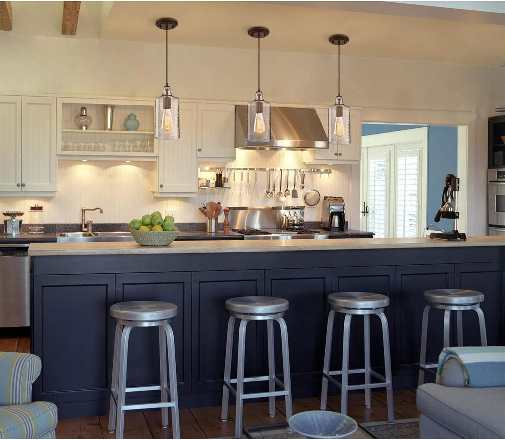 Westinghouse Lighting 6371300, Barnwood Finish with Clear Textured Glass Carm...