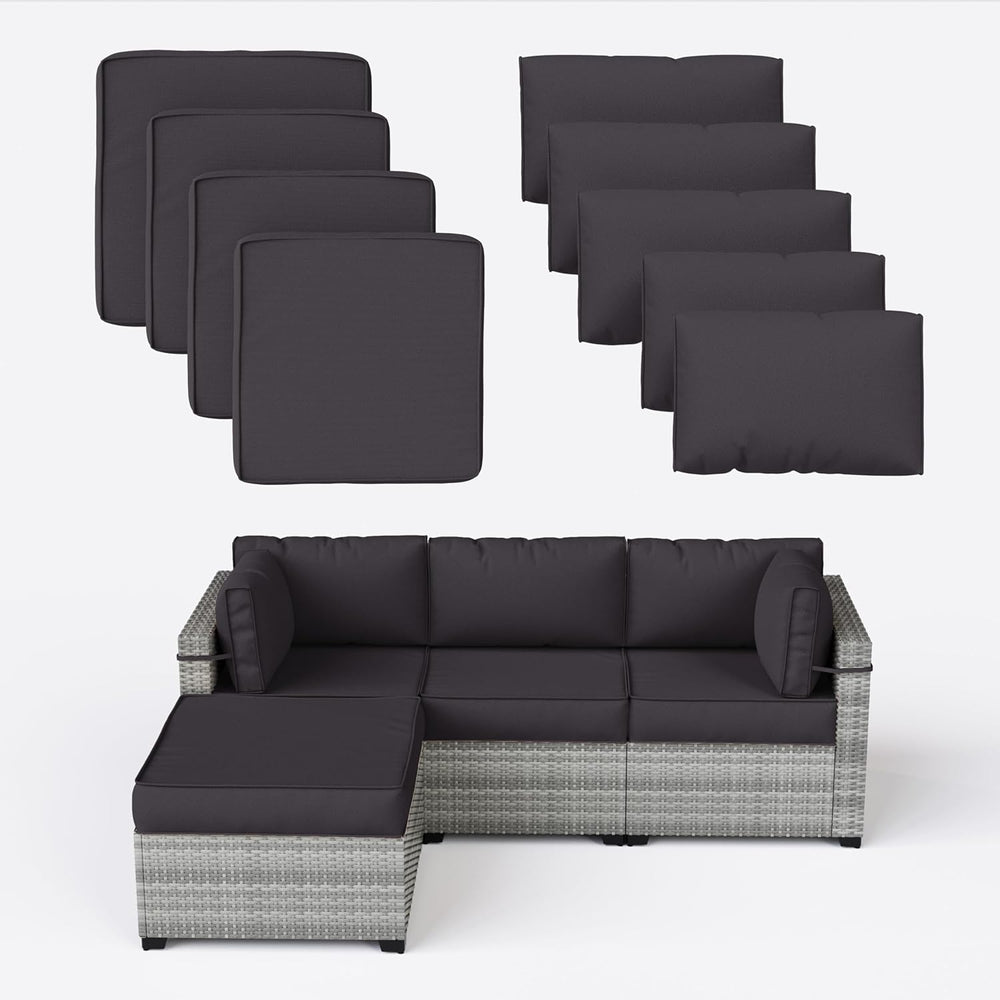 9 Pcs Outdoor Patio Cushions Covers Replacement Sets, Covers Only