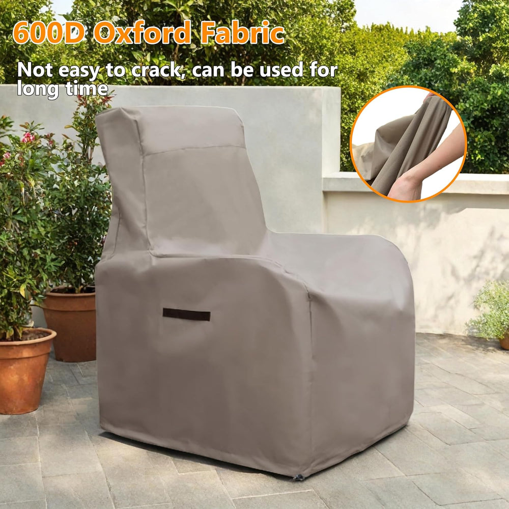 ATR ART TO REAL Outdoor Protective Covers Patio Chair Covers 600D Oxford Fabr...