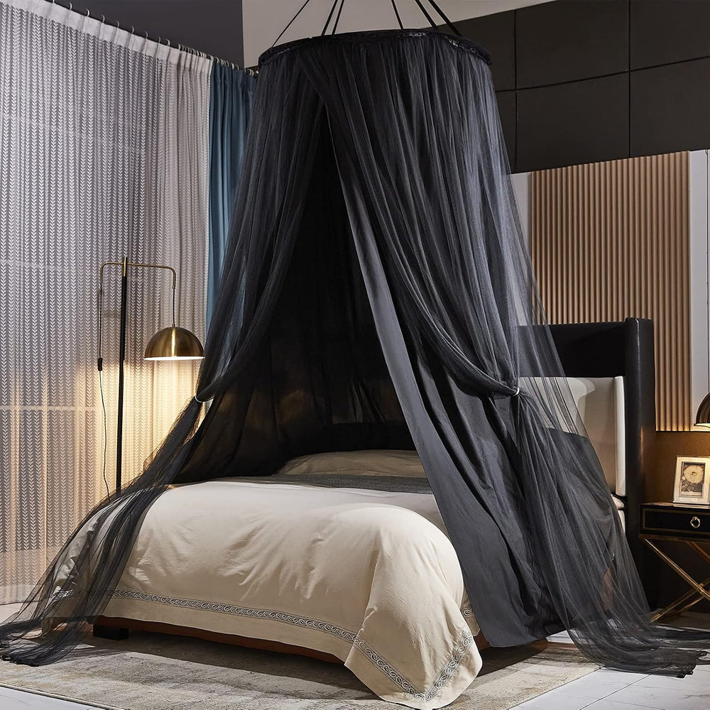 Kertnic Luxurious Bed Canopy for Girls & Adults - Double Layer Princess C...
