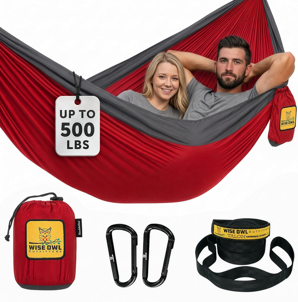 Wise Owl Outfitters Hammock for Camping Double Hammocks Gear for The Outdoors...