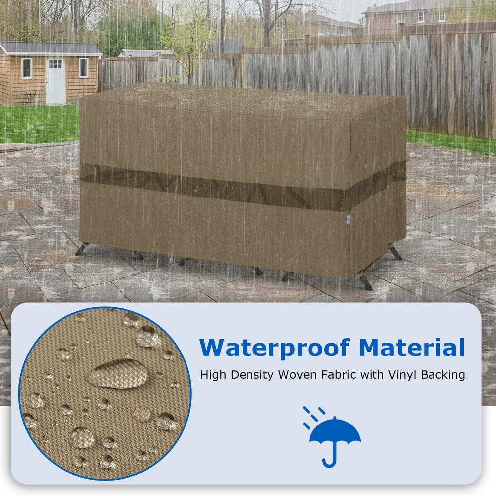 SunPatio Outdoor Bar Set Cover 69 Inch, Heavy Duty Waterproof Bistro Table Co...