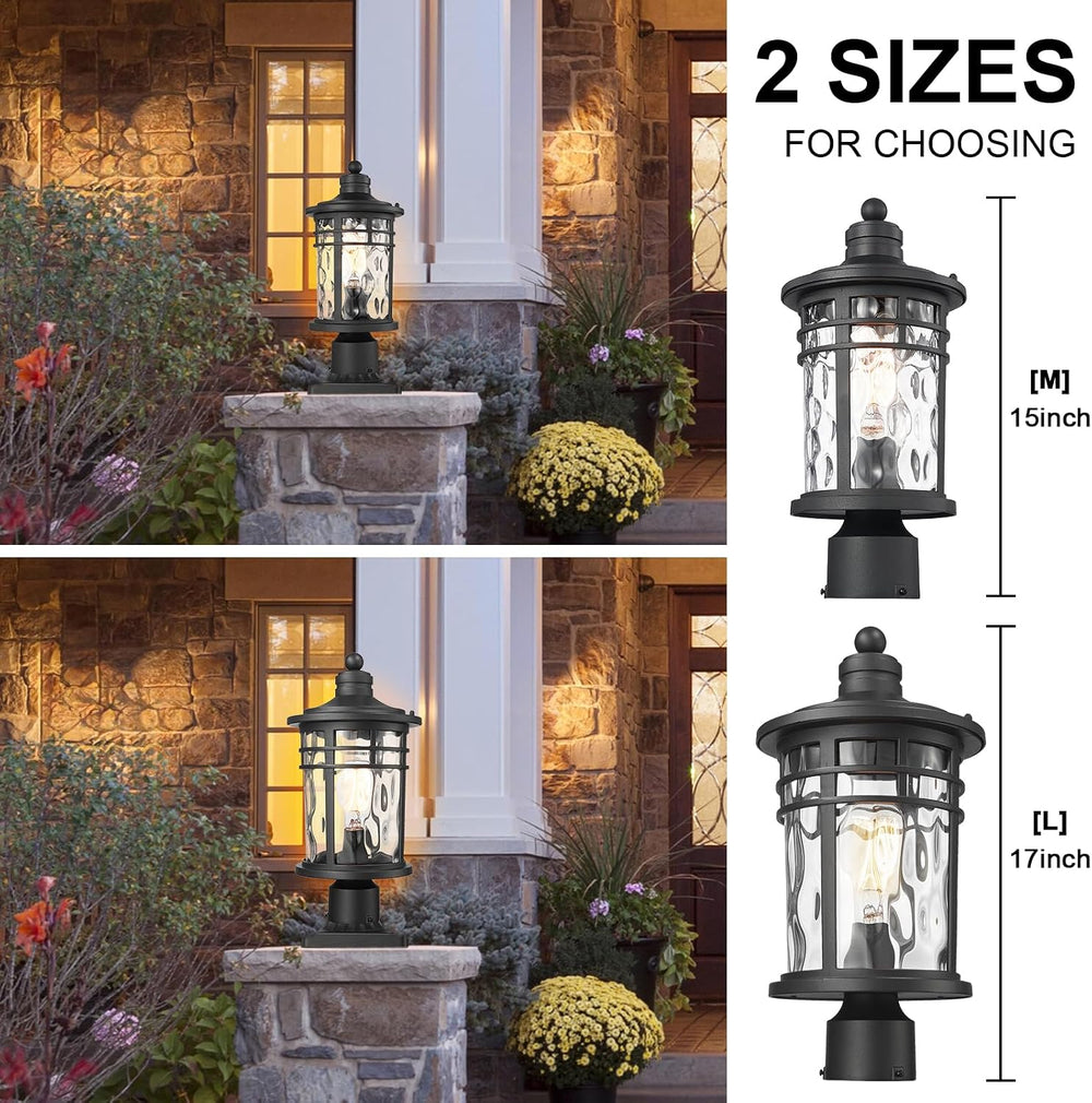 Darkaway Outdoor Post Lights Lamp Posts Outdoor Lighting, Aluminum Post Light...