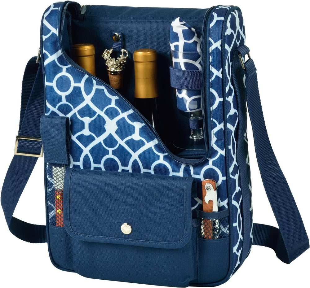 Picnic at Ascot Original Insulated Wine and Cheese Cooler Bag - Designed, Ass...
