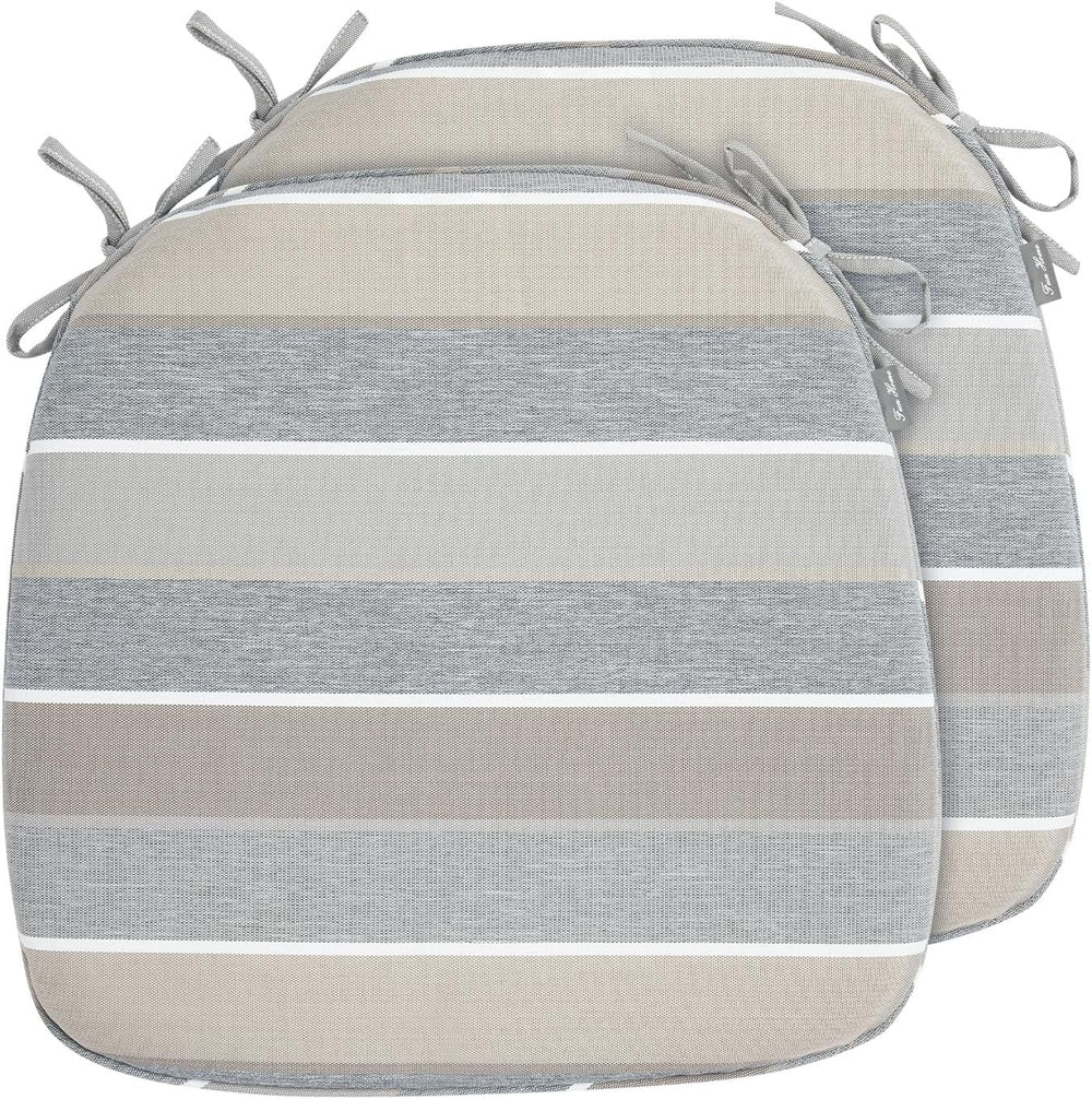 FUNHOME Outdoor Chair Cushions Set of 2,Patio Seat Cushion 17"x16"x...