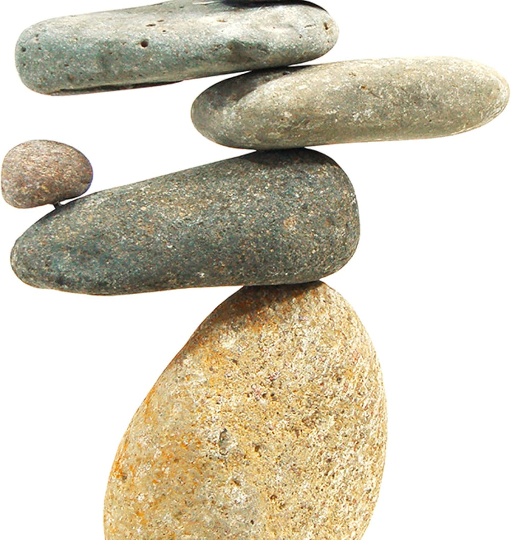 Ancient Graffiti Eight-Stone Balancing Cairn - Indoor/Outdoor Garden Decoration