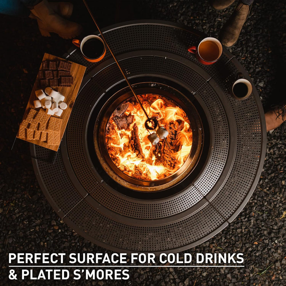 Solo Stove 42" Fire Pit Surround | Protective Barrier & Outdoor Tabl...
