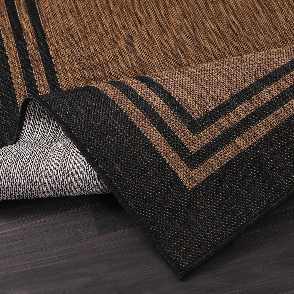 Luul Home Bordered Outdoor Rug 8x10 Washable Outside Carpet for Indoor Patio ...