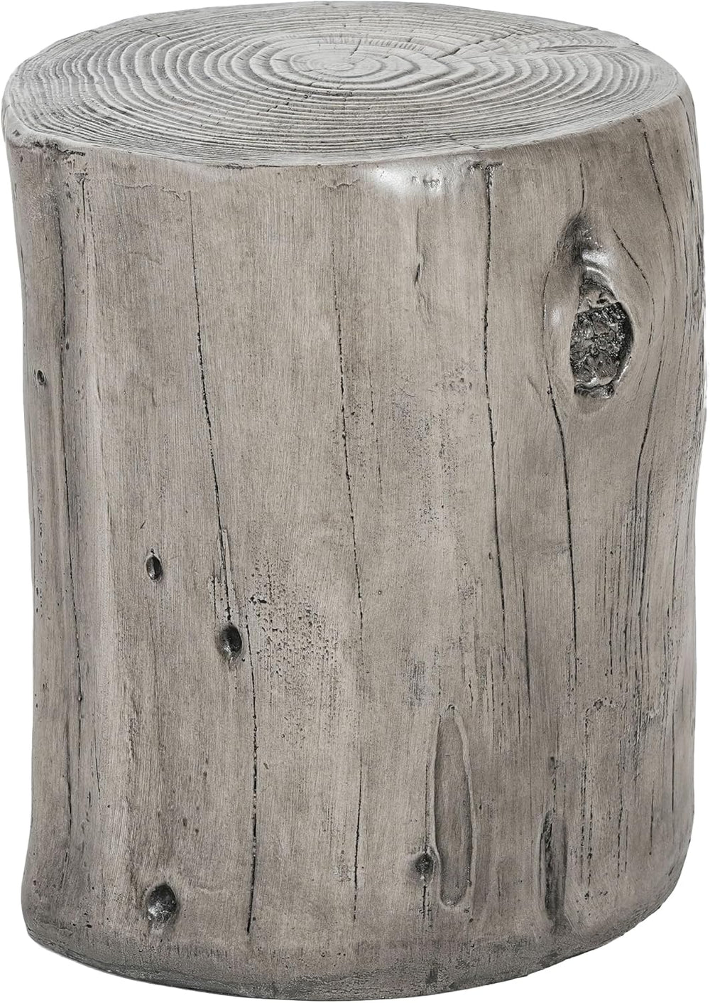 Christopher Knight Home Pawn 17" H MGO Outdoor Side Table with Tree-Stum...