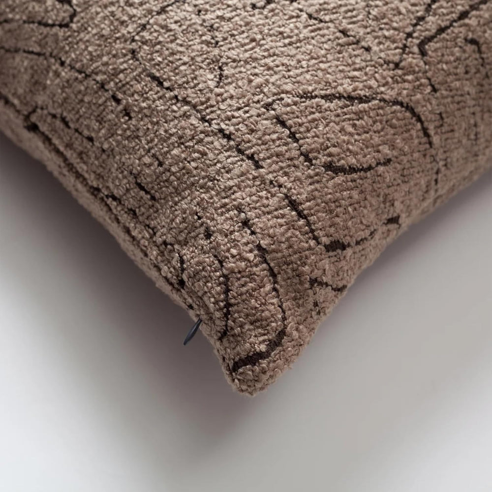 Throw Pillow Covers, Pack of 1 Woven Jacquard Cushion Covers for Sofas, Couch...