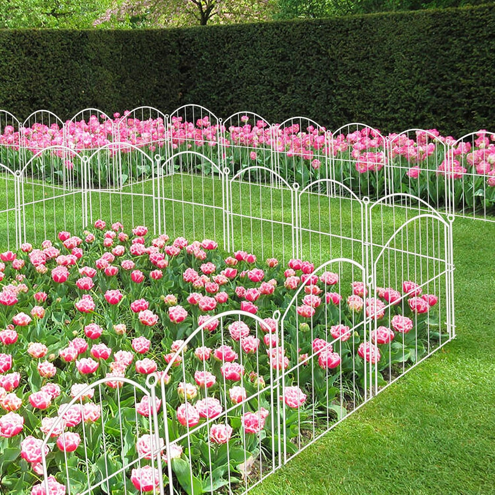 Decorative Garden Fence, 17in (H) x 30ft(L) No Dig Fence
