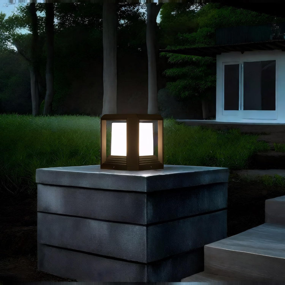 Hardwired LED Outdoor Post Light Waterproof Pillar Lamp