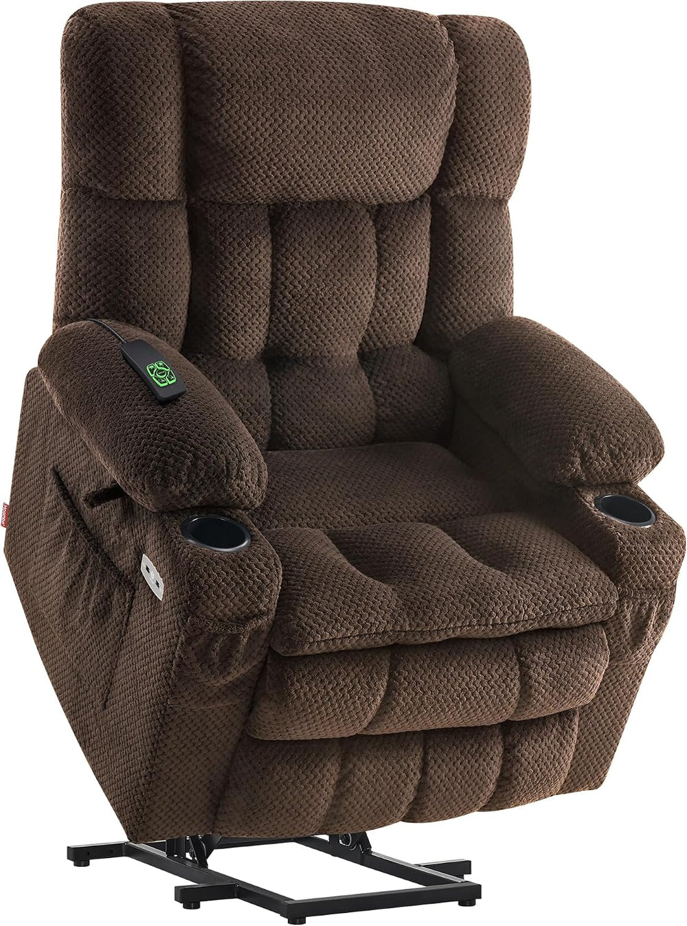 MCombo Dual Motor Power Lift Recliner Chair for Elderly, Massage Heat 7890