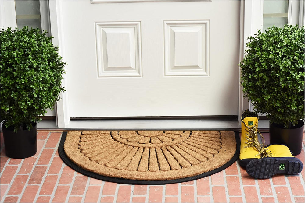Calloway Mills Shell Coir and Rubber Heavy-Duty Over-Sized Doormat (30 x 48)