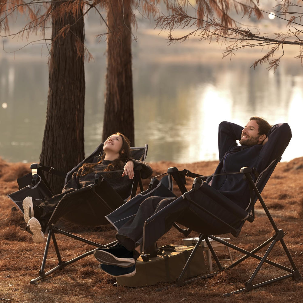 Go-Horizon Hammock Swinging Camping Chair for Adults up to 400bs,Full Lie-Fla...