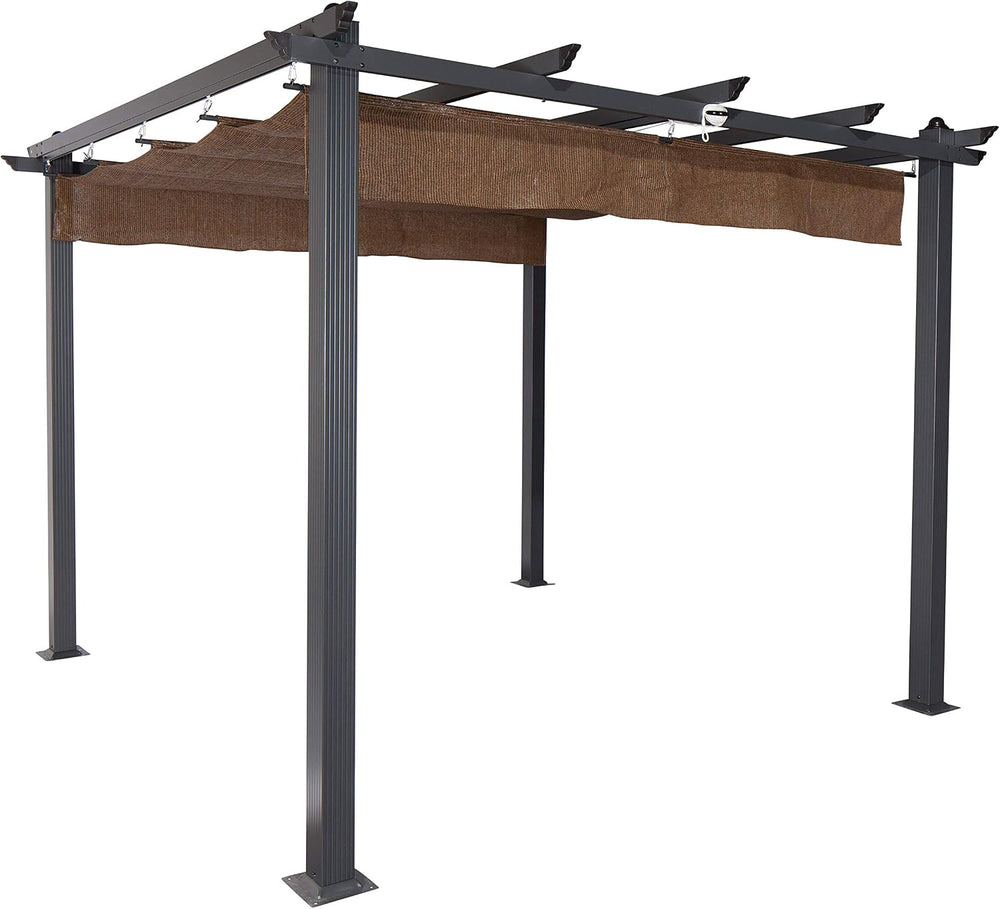 Coolaroo Aurora Pergola, Backyard or Patio Shade Pergola, Light Filtering 90%...