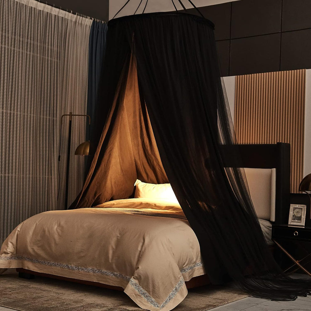 Kertnic Luxurious Bed Canopy for Girls & Adults - Double Layer Princess C...