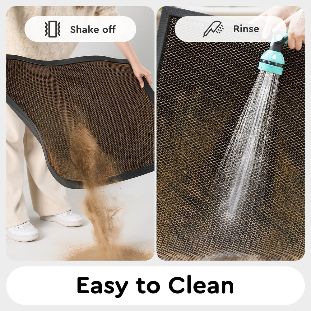 Front Door-Mat Outside Entrance 24"x36" Doormat Non Slip Dirt Trapp...