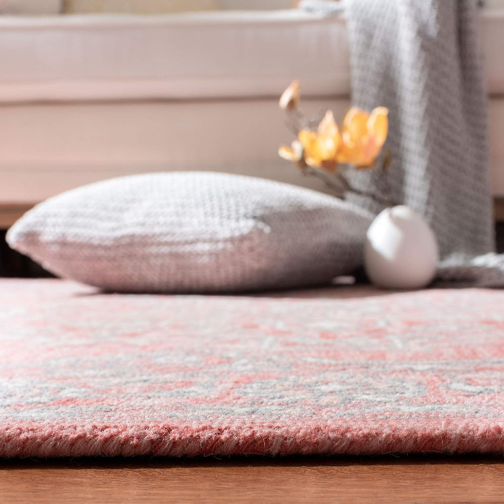 SAFAVIEH Micro-Loop Collection X-Large Area Rug - 11' x 15', Pink &am...