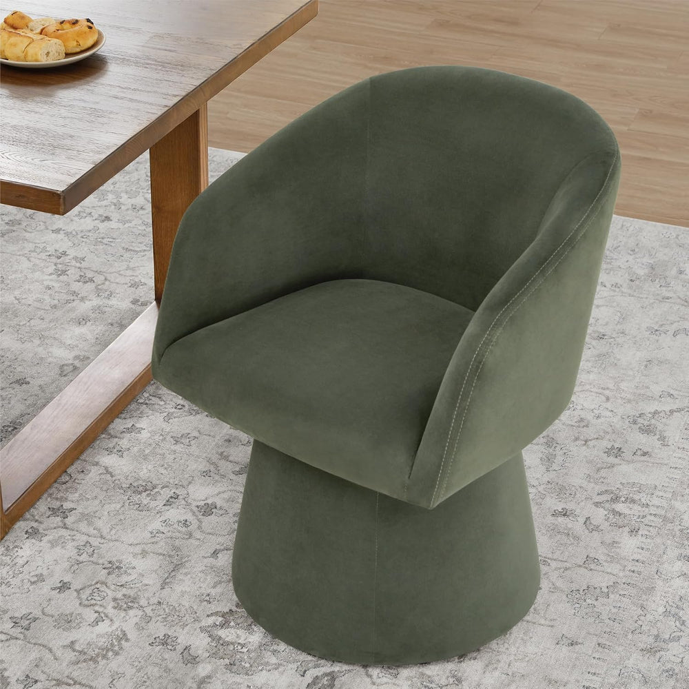 KISLOT Swivel Dining Chairs Modern Accent Armchair Side Deskchair for Diningr...