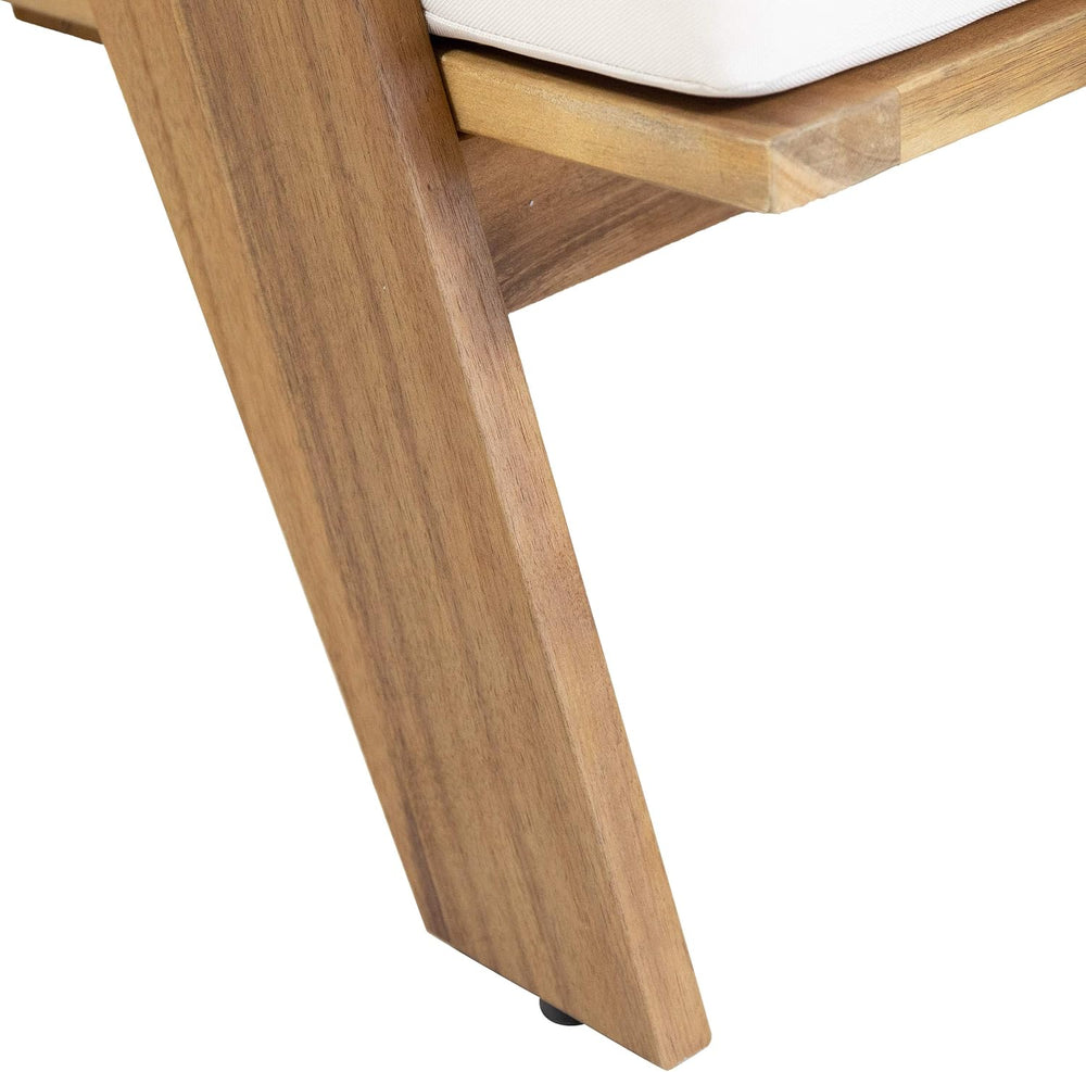 Christopher Knight Home Arcola Outdoor Club Chair with Cushion - Acacia Wood ...