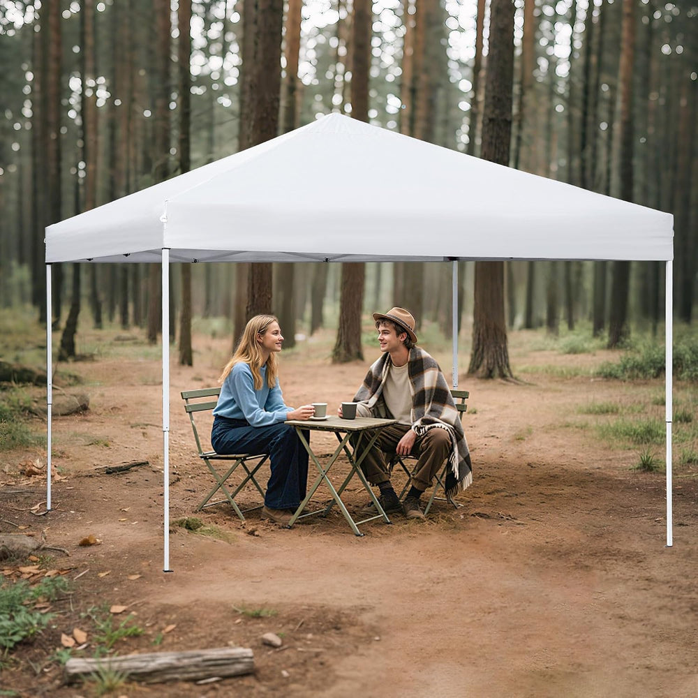 LEMY 10x10 Pop Up Canopy Tent,Instant Outdoor Patio Canopy with Wheeled Carry...