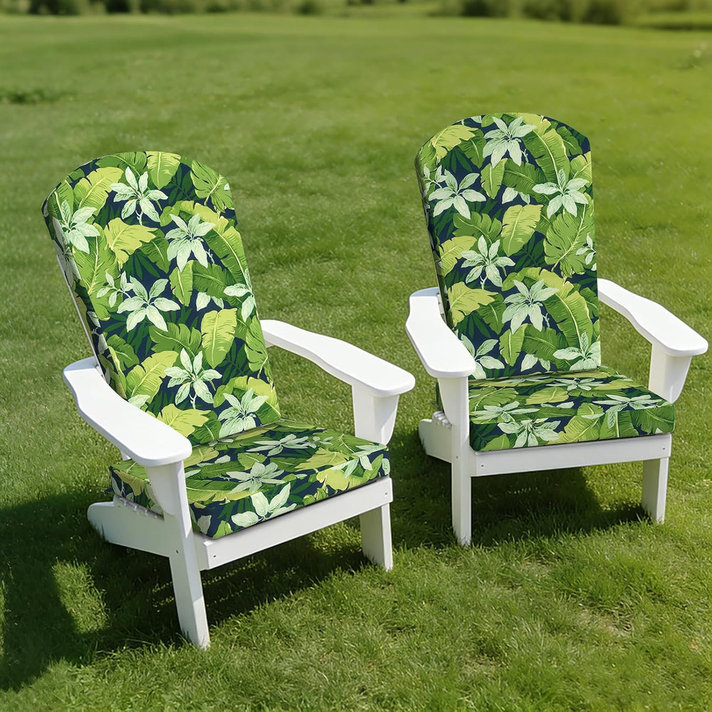 LVTXIII Adirondack Chair Cushions 48x20x2.5 Inch, Water Repellent, Fade Resis...