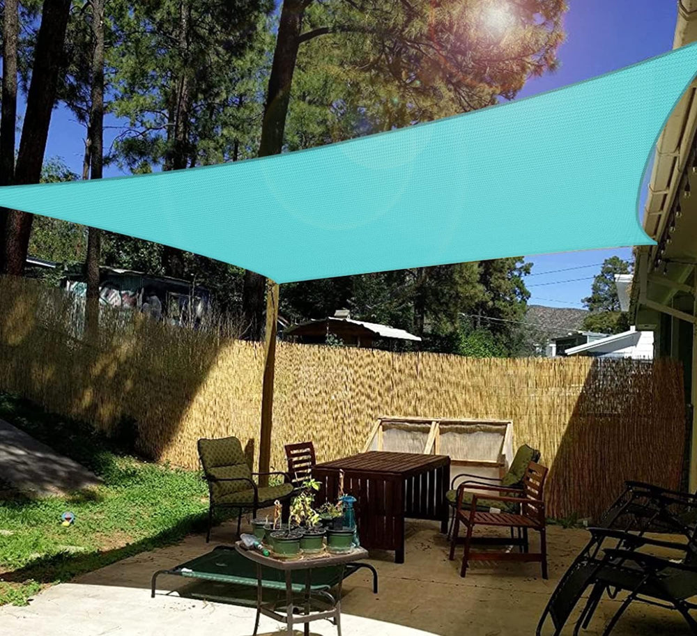 Windscreen4less 13' x 20' Sun Shade Sail Rectangle Outdoor Canopy Cov...