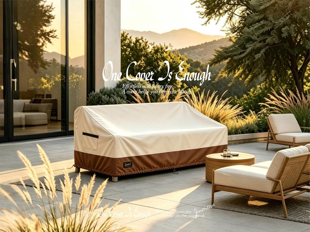 JinHrtoyi 3-Seater Outdoor Couch Cover, 79Wx38Dx35H inches Outdoor Furniture ...