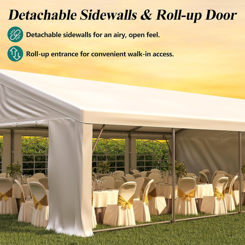 GARTOO 20' x 30' Heavy Duty Party Tent for Event