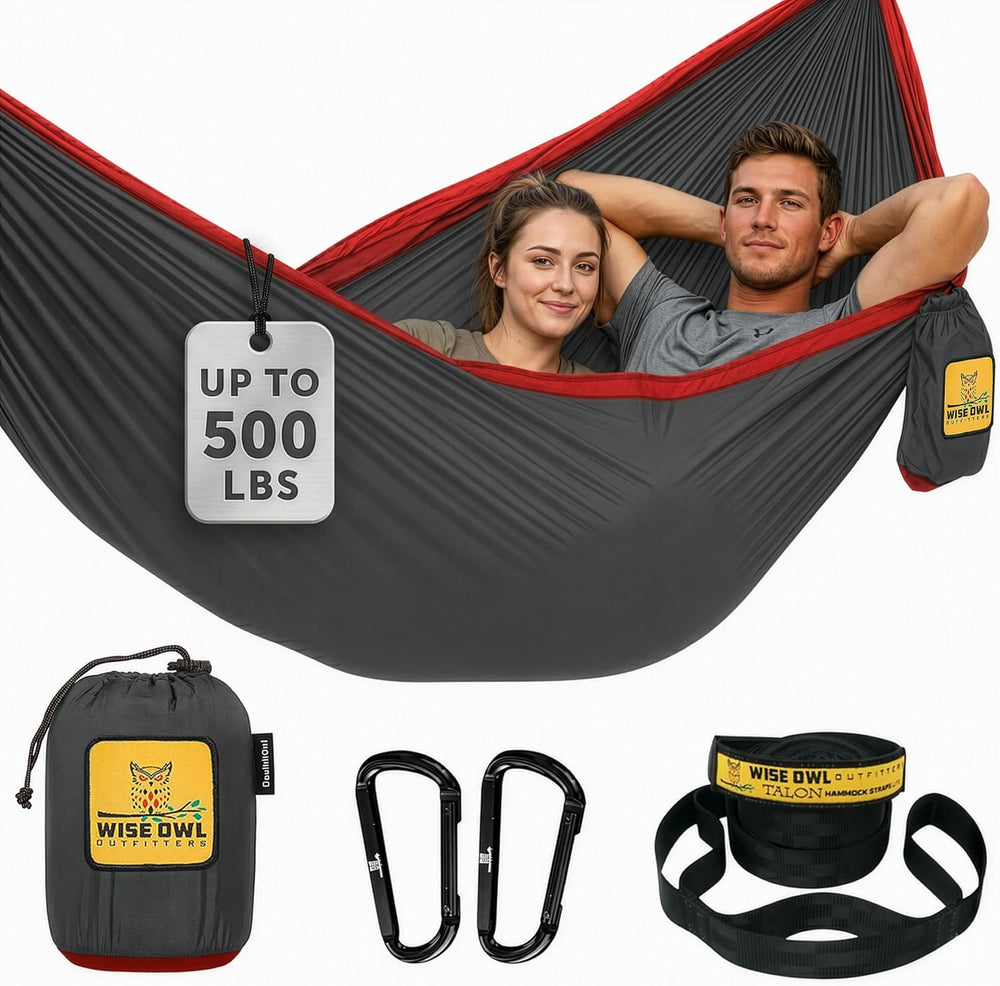 Wise Owl Outfitters Hammock for Camping Double Hammocks Gear for The Outdoors...