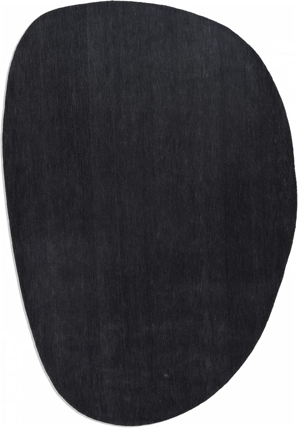 Restoration and Renovation Modern Oval Shape Wool Rug - Irregular Shaped with...