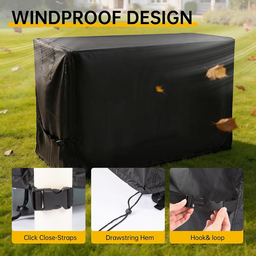 Bar Height Patio Set Cover for Outdoor High Top Bistro Set of 3-Waterproof