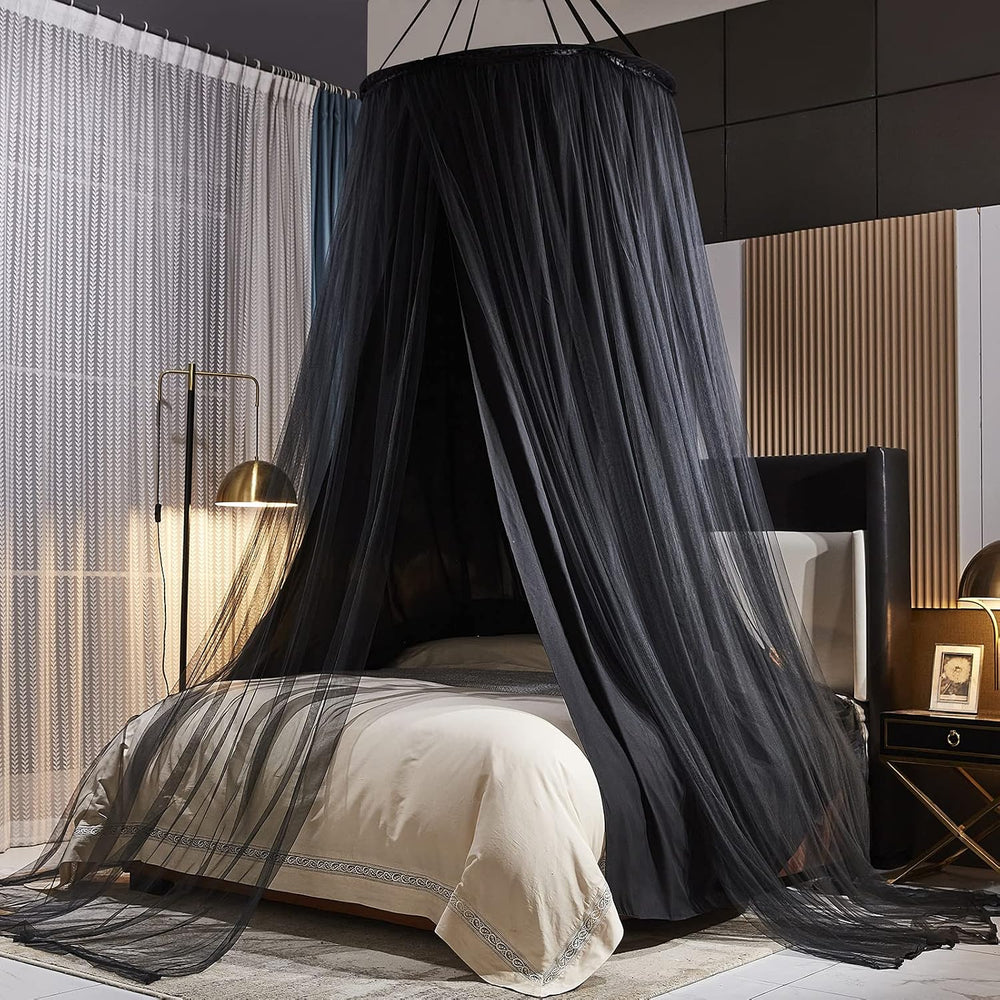 Kertnic Luxurious Bed Canopy for Girls & Adults - Double Layer Princess C...