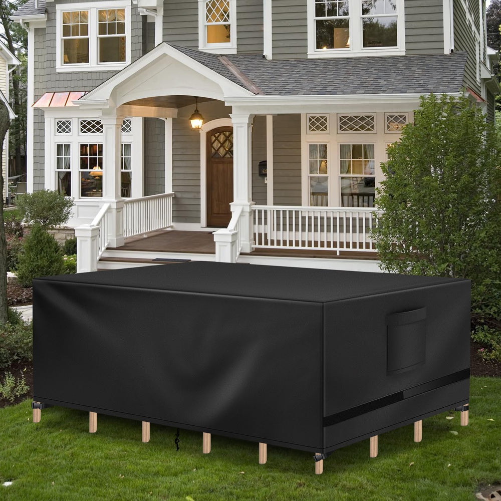 Richwon Patio Table Covers, Waterproof Rectangle, Heavy Duty for Sectional Se...