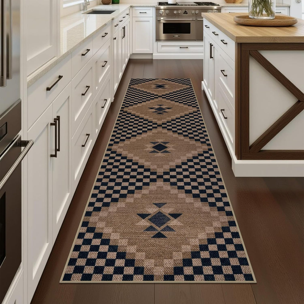 LIVEBOX Easy Jute Runner Rugs for Hallway 2x10, Non Slip Washable Rug Runner,...