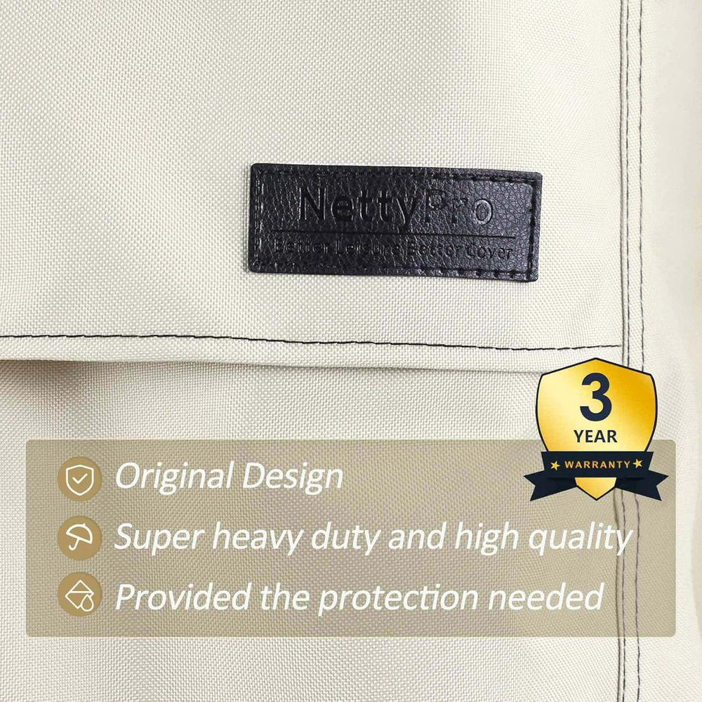 NettyPro Patio Chair Covers for Outdoor Furniture 2 Pack, Waterproof Heavy Du...