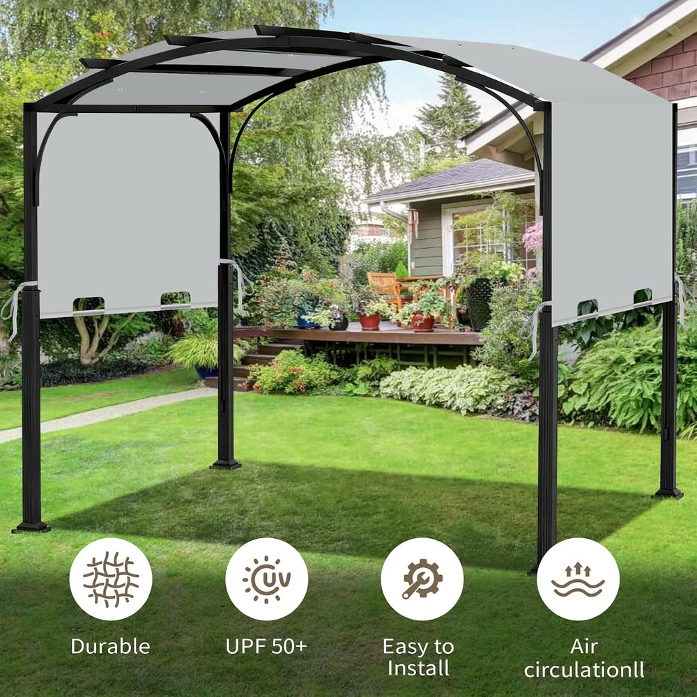 85"x 208" Universal Pergola Shade Cover, Garden Shade Replacement f...