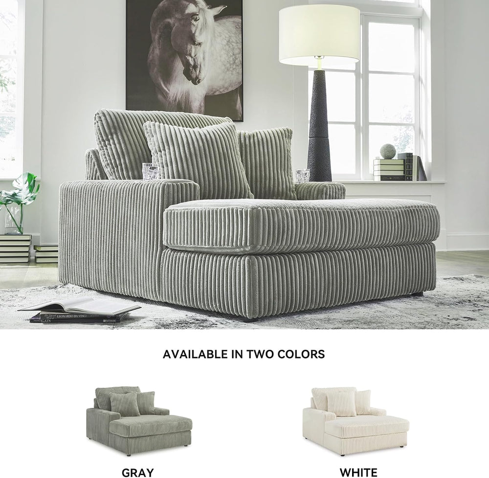 Signature Design by Ashley Lindyn Casual Chaise Lounge Chair Indoor, Oversize...