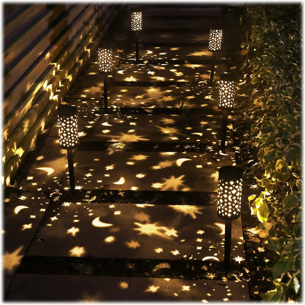6 Pack Solar Light Outdoor Garden Patio Pathway Landscape Lights Yard Drivewa...