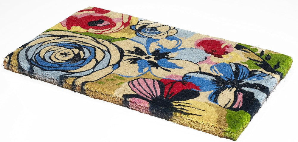 Fab Habitat Extra Thick Doormat - Handwoven, Durable - Natural Coir - Entrywa...