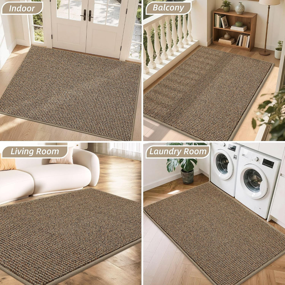 BEQHAUSE Dirt Trapper Door Mat 36" x 60", Non-Slip Washable Doormat...