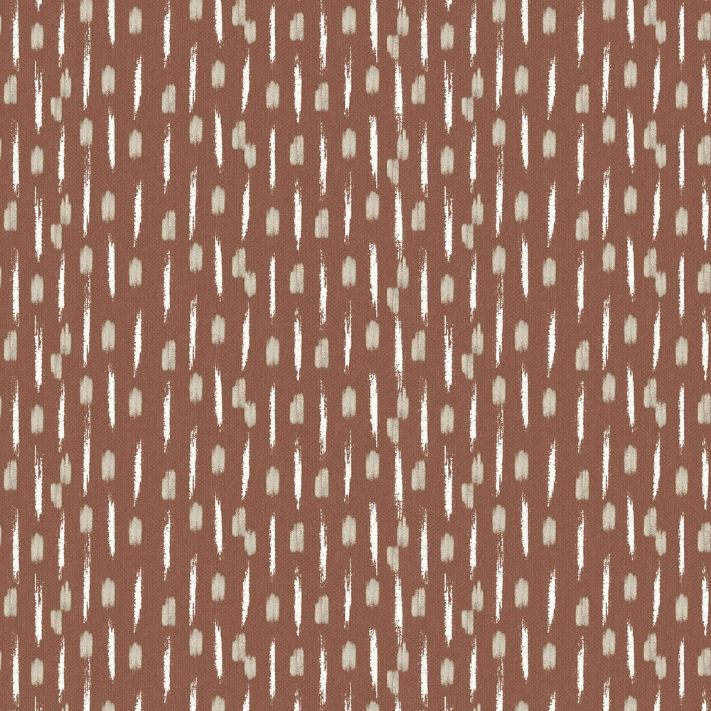 Arden Outdoor Dining Chair Cushion, 20x44, Rust Red Brushed Texture